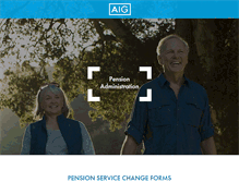 Tablet Screenshot of aglpensions.com